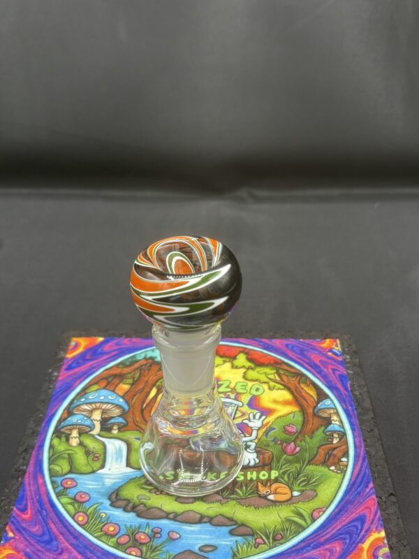 Clear, Black, Orange and White Wig Wag Slide